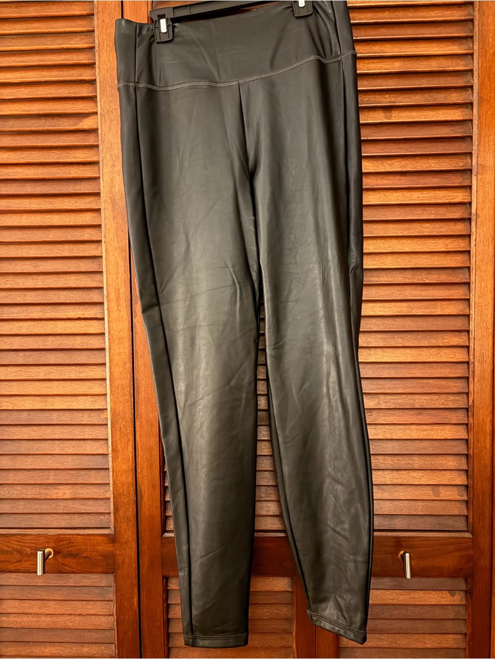 Athleta Women's Black Faux Leather Pants